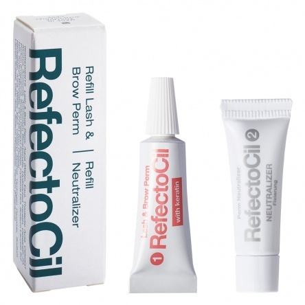 RefectoCil Solutie de permanent+neutralizator pentru gene si sprancene Lash&Brow