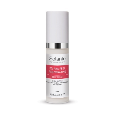 Solanie Crema de noapte exfolianta cu AHA 2% 30ml