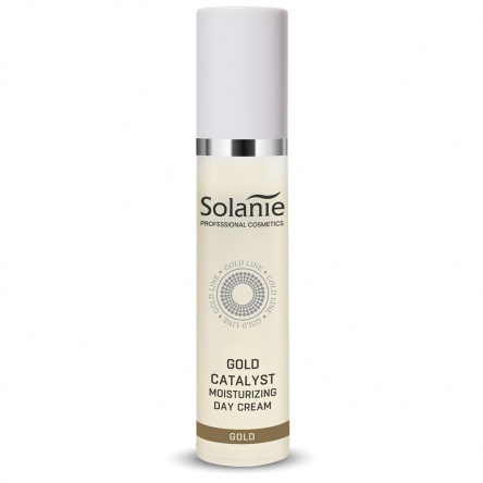 Solanie Crema hidratanta de zi cu solutie coloidala de aur Gold 50ml