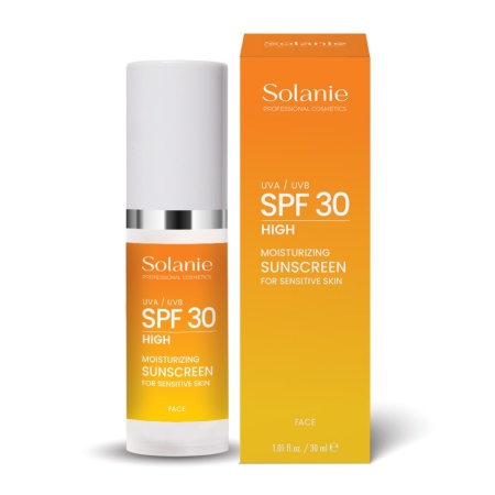 Solanie Crema hidratanta pentru ten sensibil cu protectie solara SPF30 30ml