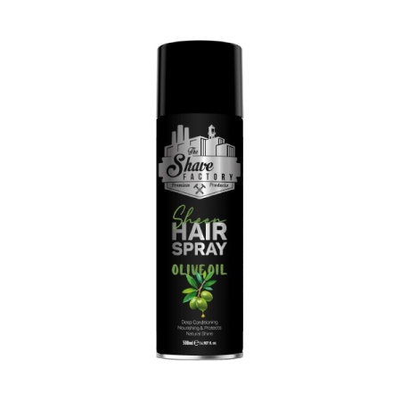The Shave Factory Spray de stralucire pentru par Sheen Olive Oil 500ml