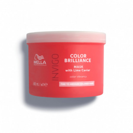 Wella Professionals Masca pentru par vopsit cu structura fina&medie Invigo Color Brilliance Fine/Medium 500ml