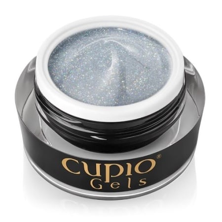 Cupio Gel de constructie colorat Builder Disco - Silver Vibe 15ml