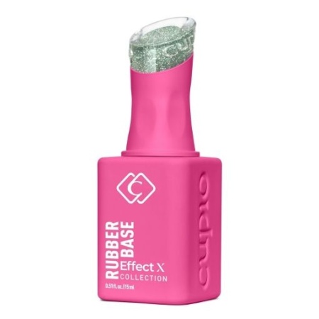 Cupio Rubber Base Effect X Perfect Flakes - Disco Outfit 15ml