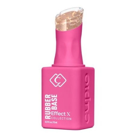 Cupio Rubber Base Effect X Perfect Flakes - Honey Love 15ml