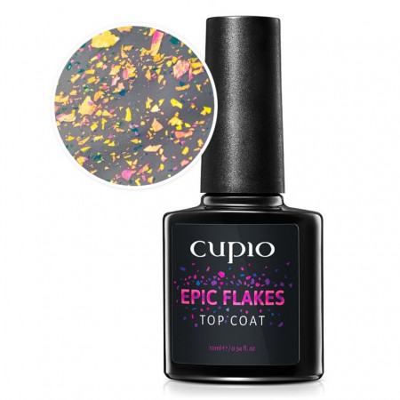 Cupio Top Coat Epic Flakes 10ml