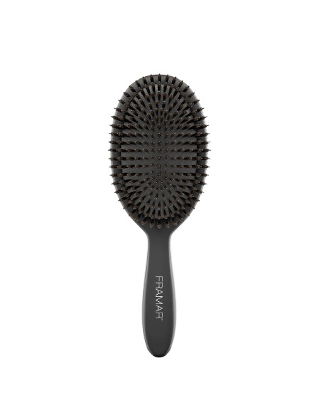 Framar Perie de par cu peri de mistret+nailon Polish Black