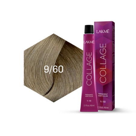 Lakme Vopsea de par permanenta 9/60 blond foarte deschis castaniu Collage 60ml