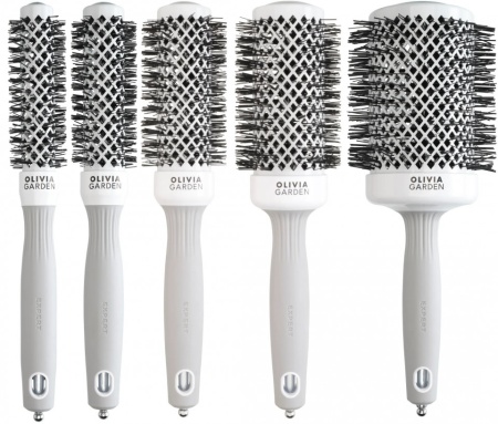 Olivia Garden Kit cu 5 perii profesionale Expert Blowout Shine