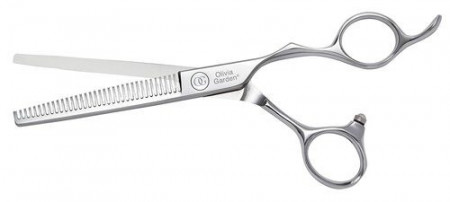 Olivia Garden SilkCut PRO - Foarfeca de filat profesionala cu 35 de dinti in fata 6.35 inch jap