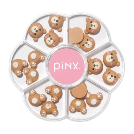 Pinx Set decor 3D pentru unghii - Teddy Boo 20buc