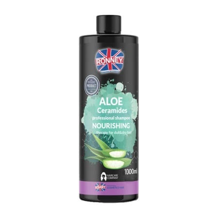Ronney Professional Sampon nutritiv pentru par uscat Aloe Ceramides 1000ml