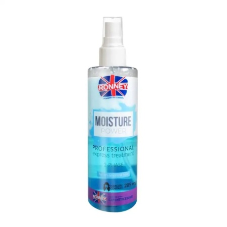 Ronney Professional Spray bifazic hidratant pentru par uscat Moisture Power 2-Phase Leave In 285ml