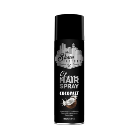 The Shave Factory Spray de stralucire pentru par Sheen Coconut 500ml