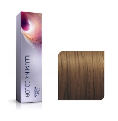 Wella Professionals Vopsea de par permanenta Illumina Color 5/35 castaniu deschis auriu mahon 60ml