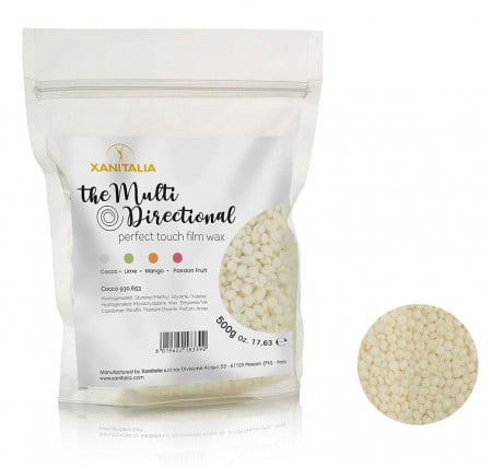 Xanitalia Multi Directional Cocco - Ceara profesionala de epilat elastica granule cocos 500g