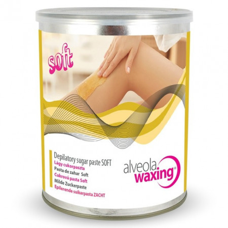 Alveola Waxing Pasta de zahar moale pentru epilat Soft 1000g