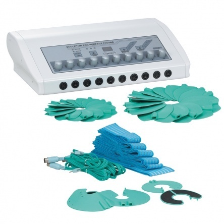 Aparat de electrostimulare pentru remodelare corporala cu 20 electrozi