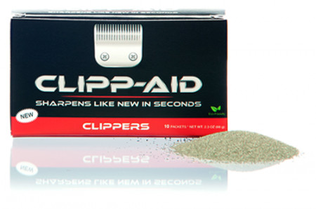 Clipp-Aid praf de ascutit cutitele masinilor de tuns 6 g
