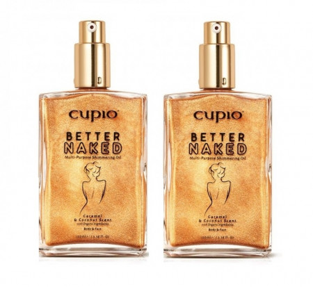 Cupio Kit Ulei stralucitor de corp Better Naked 2x100ml