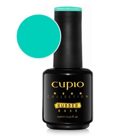 Cupio Rubber Base Neon - Santorini Crush 15ml