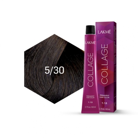 Lakme Vopsea de par permanenta 5/30 saten deschis auriu Collage 60ml