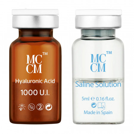 MCCM Fiola cu acid hialuronic 1000UI cu solutie salina 5g+5ml