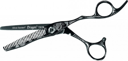 Olivia Garden Dragon Cut - Foarfeca profesionala de filat offset 6.28 inch JAP + port