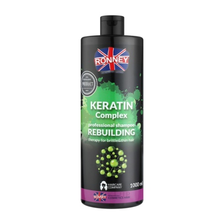 Ronney Professional Sampon cu cheratina pentru par deteriorat Keratin Complex 1000ml