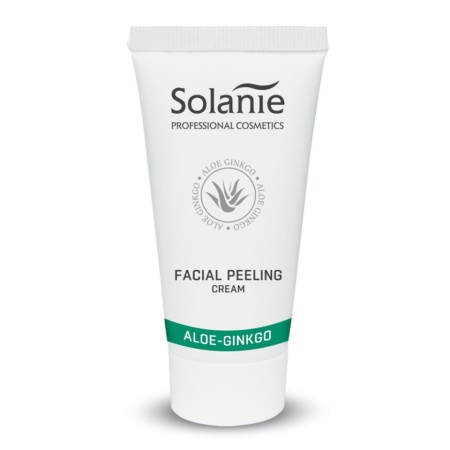 Solanie Crema exfolianta cu efect chimic si mecanic Aloe Ginkgo 50ml