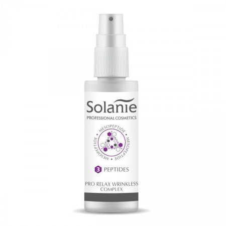 Solanie Mesopeptide - Complex de netezire a ridurilor Pro Relax Wrinkless cu 3 peptide 30ml