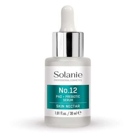 Solanie Ser hidratant si antiinflamator pentru fata cu PAD+prebiotic Skin Nectar Nr. 12 30ml