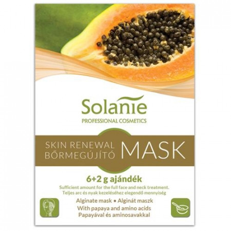 Solanie Skin Renewal - Masca alginata de reinnoire cu extract de papaya si aminoacizi activi 8g