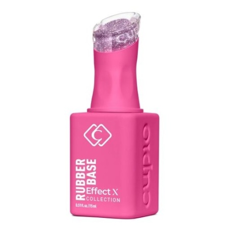 Cupio Rubber Base Effect X Perfect Flakes - Disco Lovers 15ml