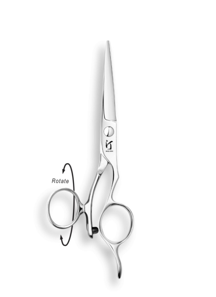 Kasho Foarfeca profesionala de tuns offset cu inel rotativ 5.5 inci Migiwa Swivel MGW-55SW