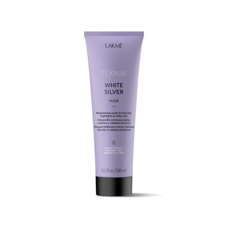 Lakme Masca neutralizare tonuri calde pentru par blond Teknia White Silver 250ml