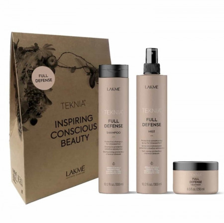Lakme Teknia Full Defense Set Sampon+Masca+Mist