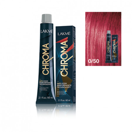 Lakme Vopsea de par permanenta fara amoniac rosu 0/50 60 ml
