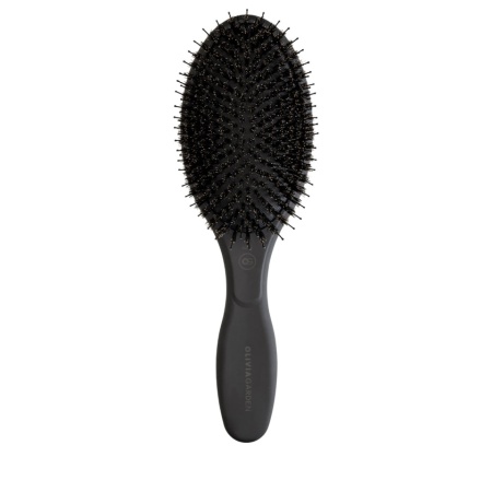 Olivia Garden Perie de par cu peri de mistret+nailon Expert Care Oval Boar&amp;Nylon Black Label
