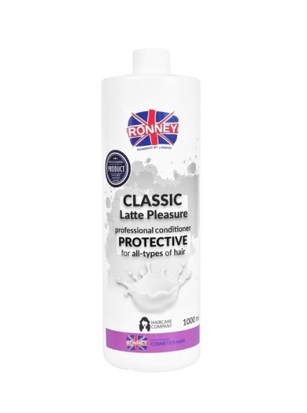 Ronney Professional Balsam nutritiv pentru toate tipurile de par Classic Latte 1000ml