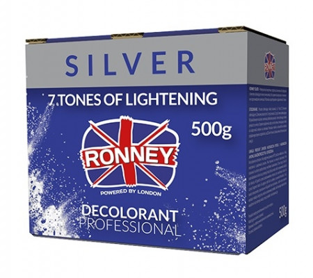 Ronney Professional Pudra decoloranta 7 tonuri Silver 500g