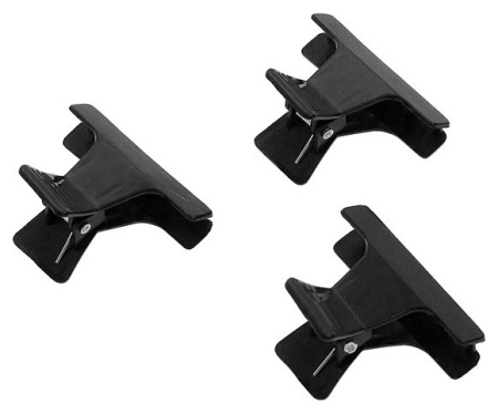 Sibel Clame negre pentru par 5.5cm 12buc