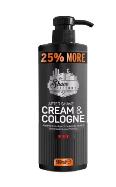 The Shave Factory Colonie crema after shave Ruby 500ml