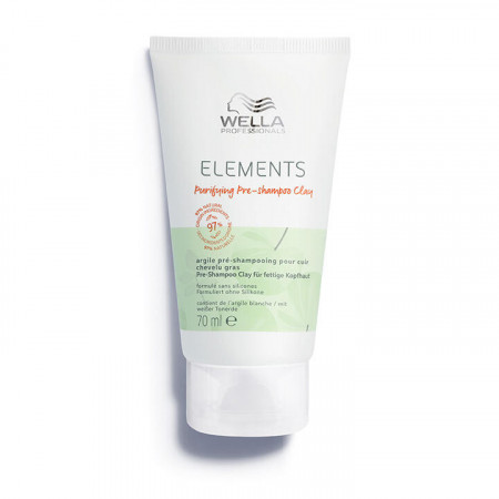 Wella Professionals Tratament purificator presamponare pentru scalp gras Elements Purifying Pre-shampoo Clay 70ml