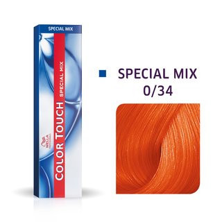 Wella Professionals Vopsea de par demipermanenta Color Touch Special Mix 0/34 auriu roscat 60ml