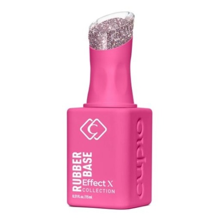 Cupio Rubber Base Effect X Perfect Flakes - Disco Dance 15ml