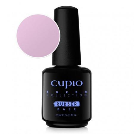 Cupio Rubber Base Sheer Collection - Lilac Veil 15ml