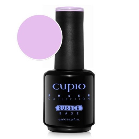 Cupio Rubber Base Sheer - Rosy Dew 15ml