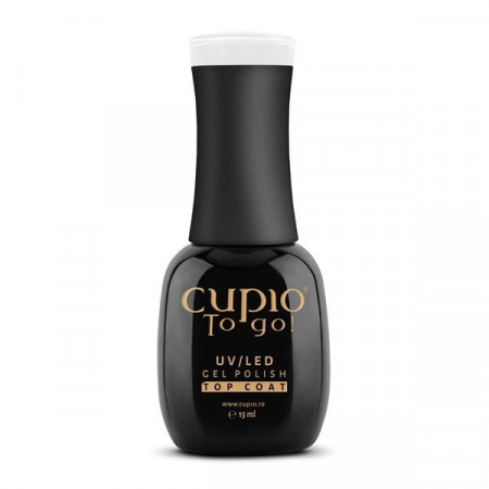 Cupio Top Coat Gel Lac pentru oje semipermanente 15ml