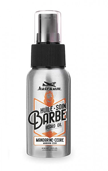 Hairgum Ulei 100% natural pentru barba cu aroma de mandarin si cedru Barber Mandarin 40ml